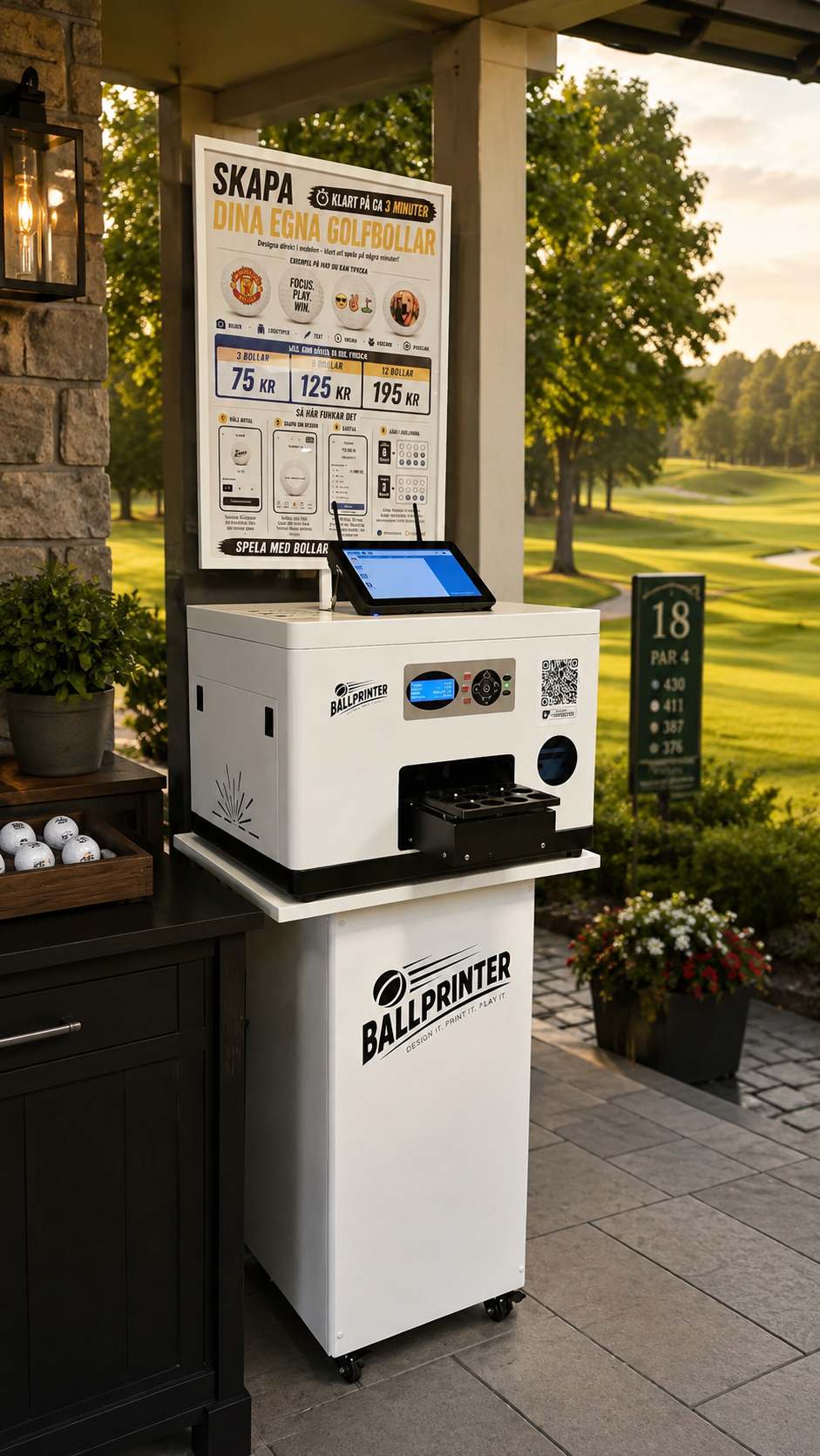 Ballprinter på klubben – Miljöbild